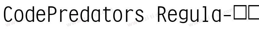 CodePredators Regula字体转换